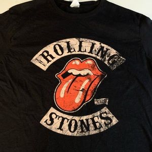 The Rolling Stones Band Tee Black Size XL